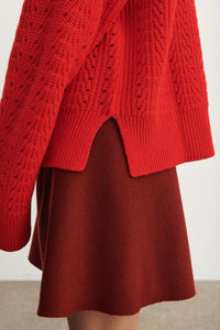 FUB Skirt | Cranberry