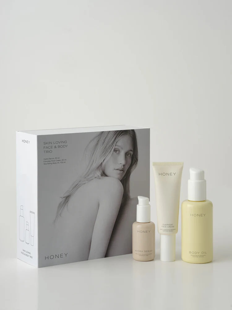 Honey Skin Loving Face & Body Trio | Gaveæske