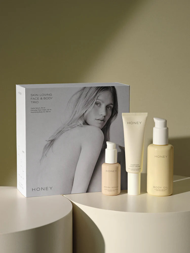 Honey Skin Loving Face & Body Trio | Gaveæske