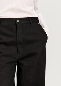 Aiayu Carlo Midwaist Wide Jeans | Black Tea