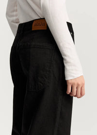 Aiayu Carlo Midwaist Wide Jeans | Black Tea