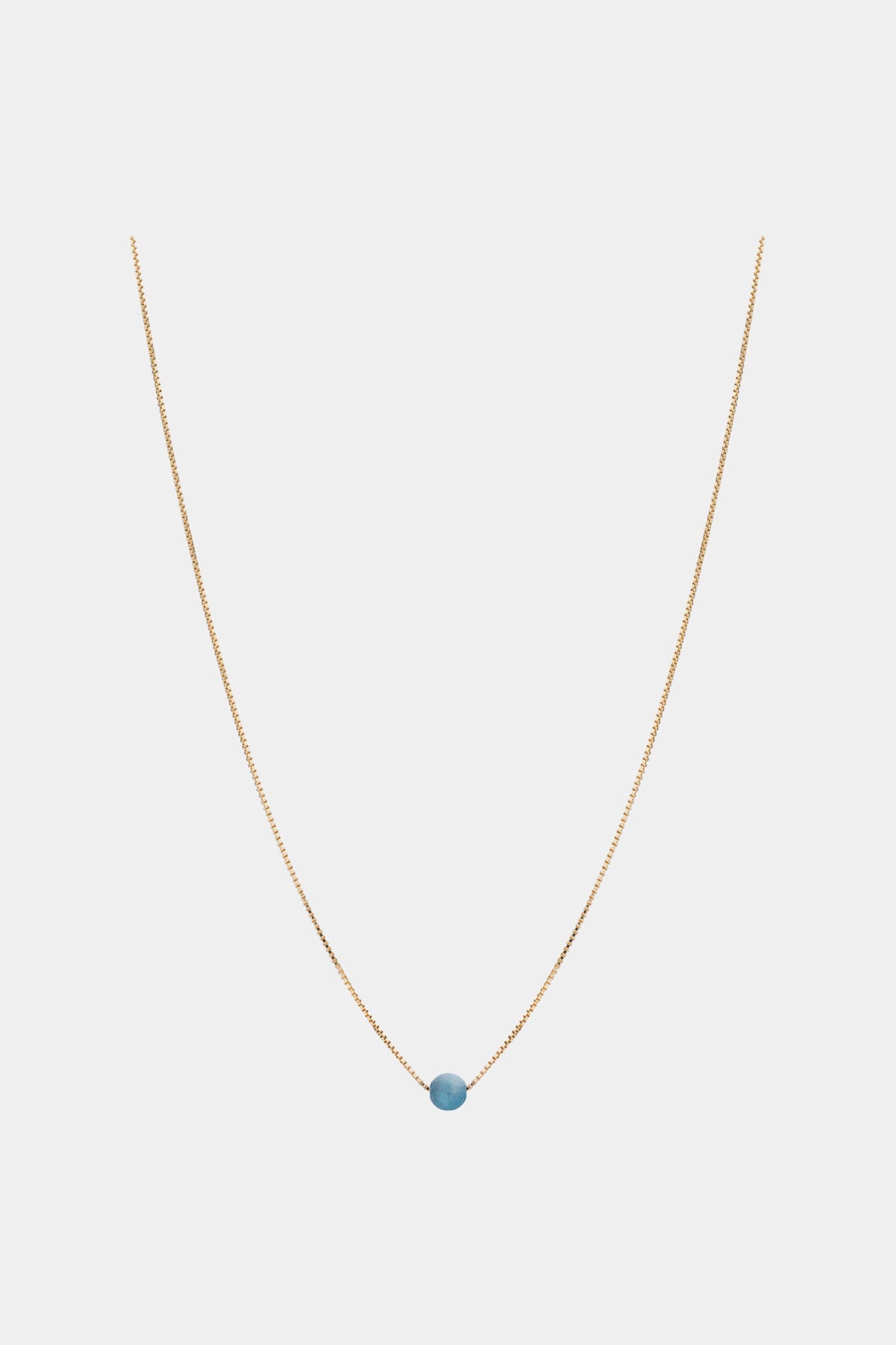 Jukserei Birthstone Necklace Forgyldt Sterlingsølv | Vælg din måned