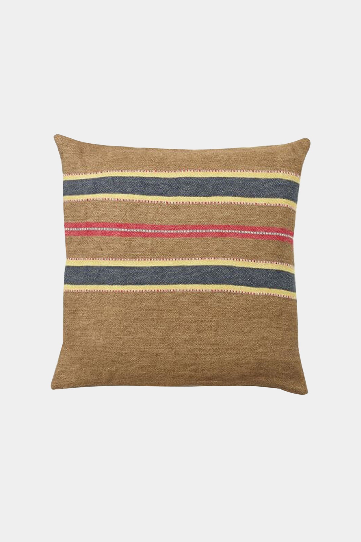 Libeco Hør Pude m. fyld | The Belgian Pillow Camp Stripe | 50 x 50 cm.