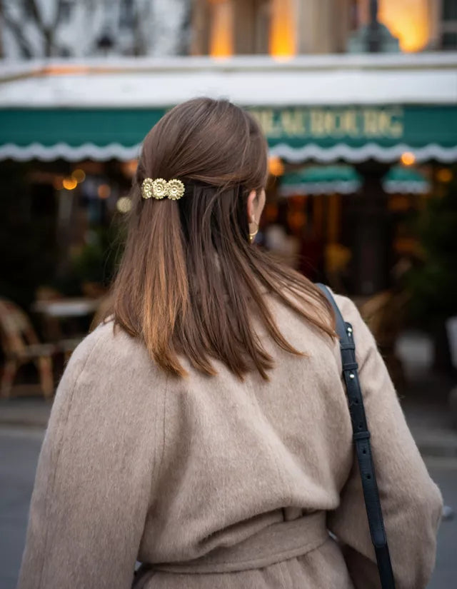 Louise Damas | Barrette Henriette | Hårspænde belagt med 24 karat guld