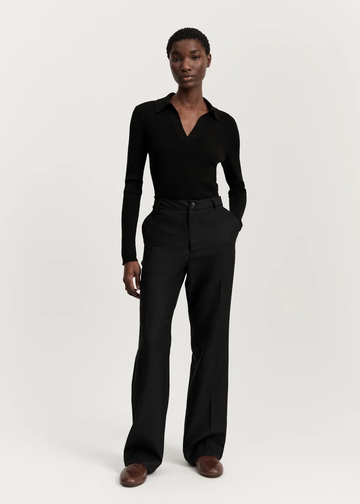 Aiayu Milo Pant Wool | Black