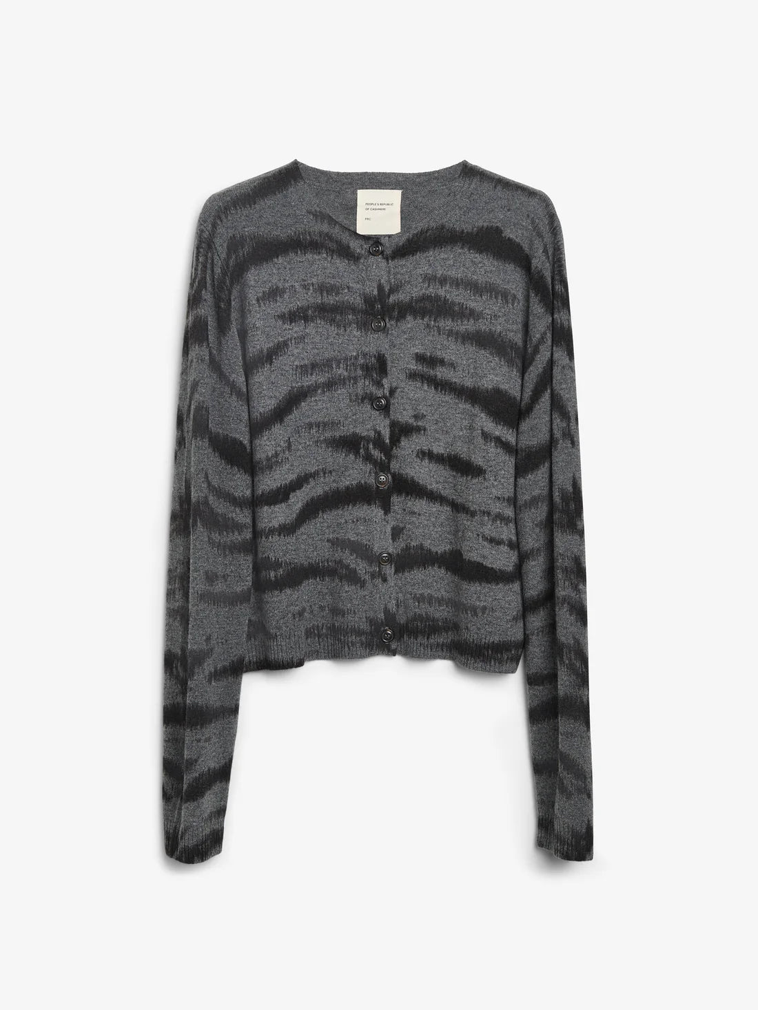 People's Republic of Cashmere  | O-Cardigan | Zebra Grey