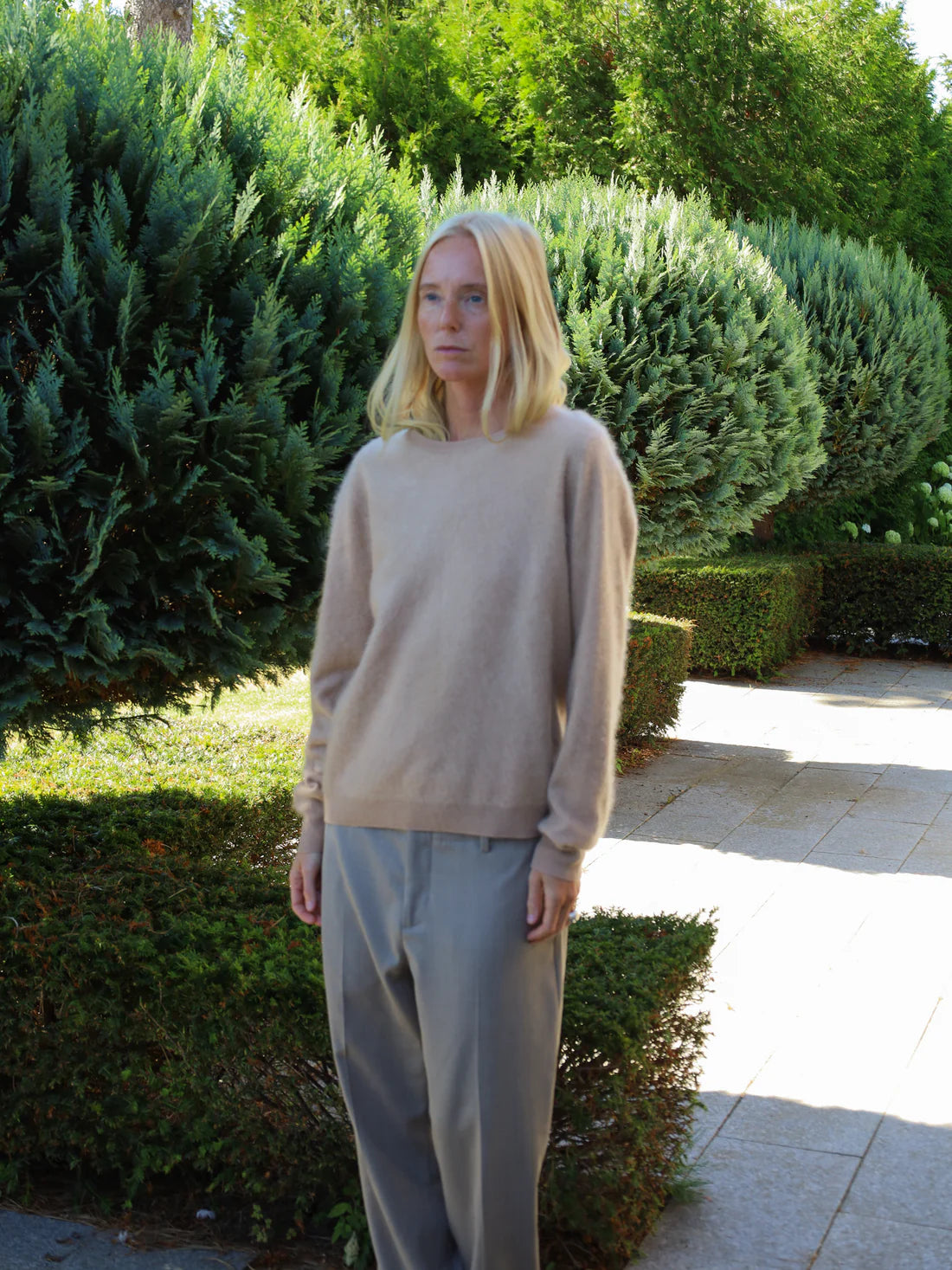 People's Republic of Cashmere  | New Brushed Roundneck | Camel