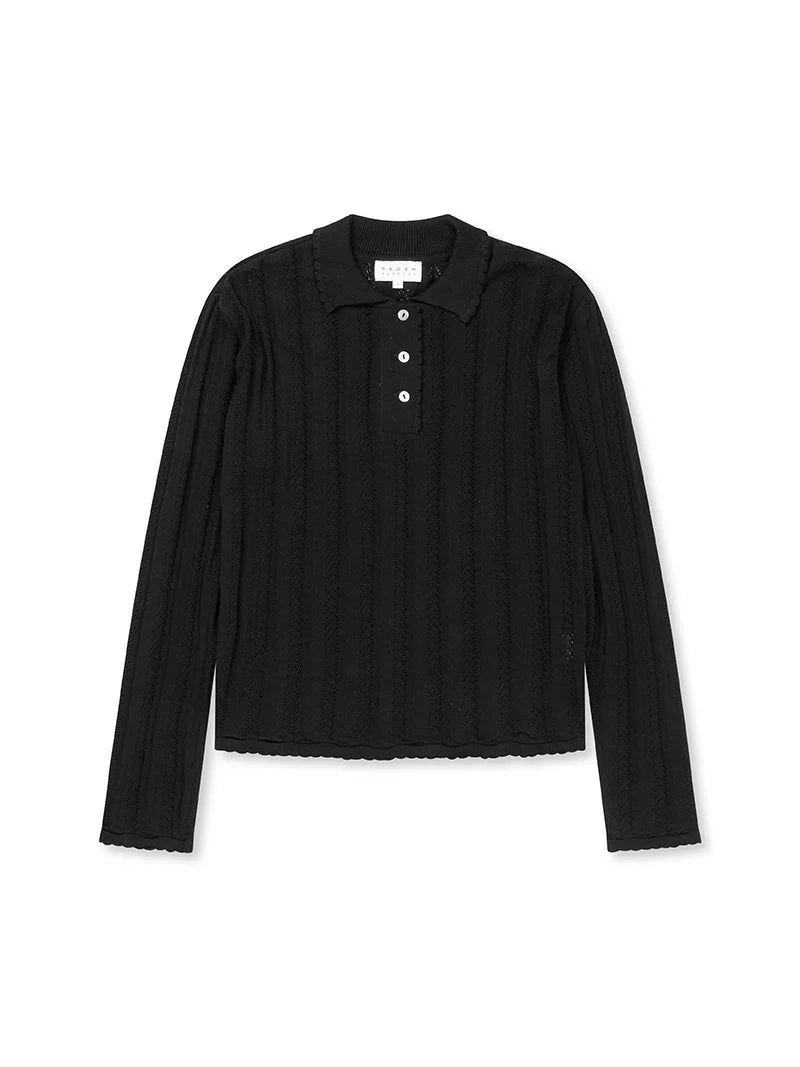 Proem Parades Georg LS Polo | Black