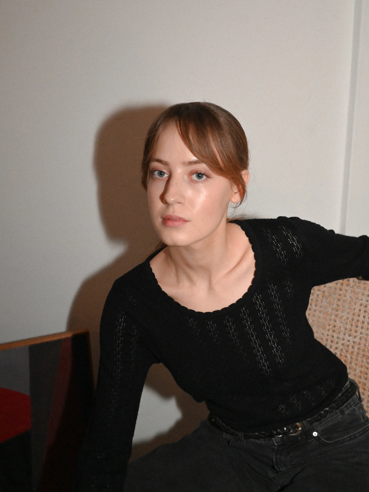Proem Parades Nellie LS Blouse | Black