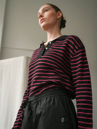 Proem Parades Nuria LS Polo | Black & Holly Berry
