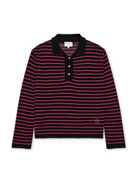 Proem Parades Nuria LS Polo | Black & Holly Berry