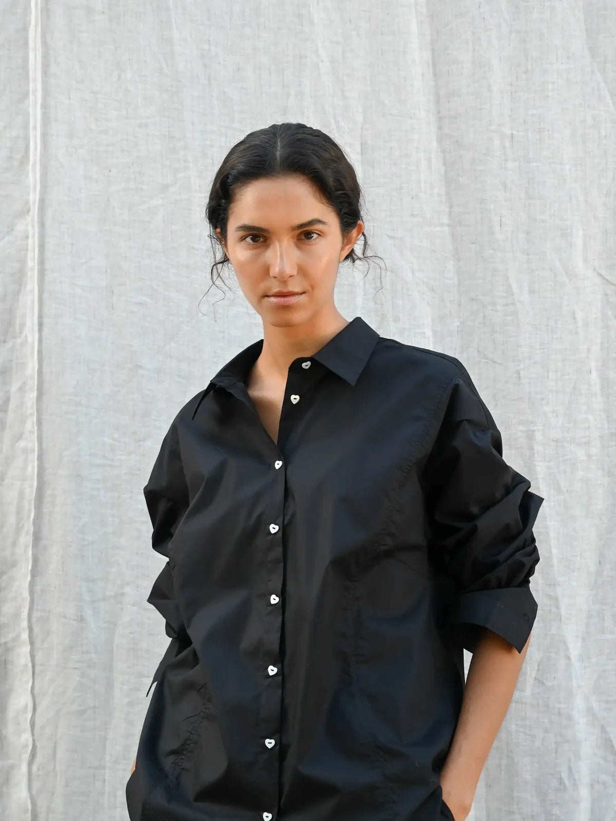 Proem Parades Dagmar Heart Shirt | Black
