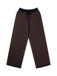 Proem Parades Nuria Knit Trousers | Black & Cognac