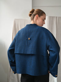 Proem Parades Mimi Indigo Wool Jacket