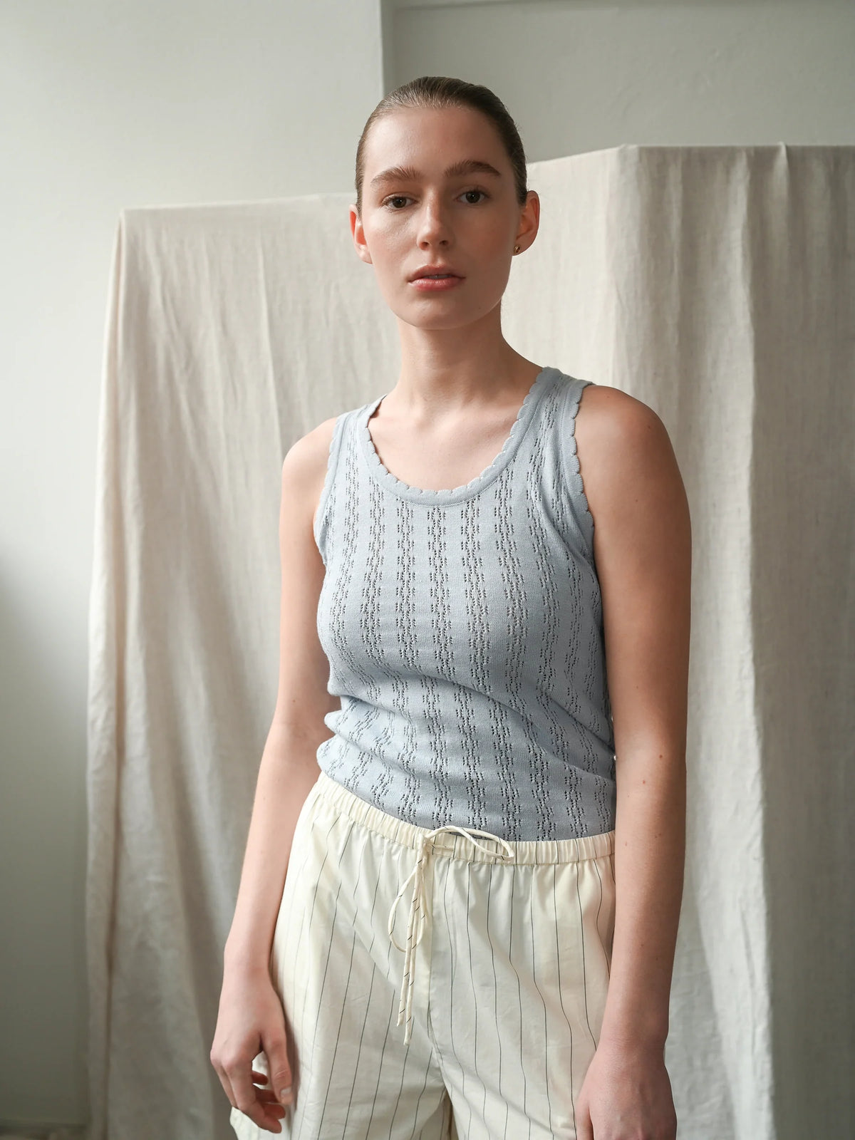 Proem Parades Nellie Tank Top | Light Blue