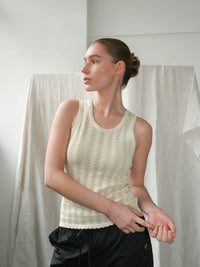 Proem Parades Nellie Tank Top | Off White