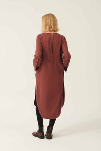 Rue de Tokyo Damila Tencel Dress | Dark Berry