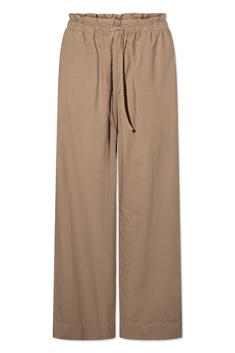 Rue de Tokyo Poet Pants Garment Dyed Poplin | Light Brown