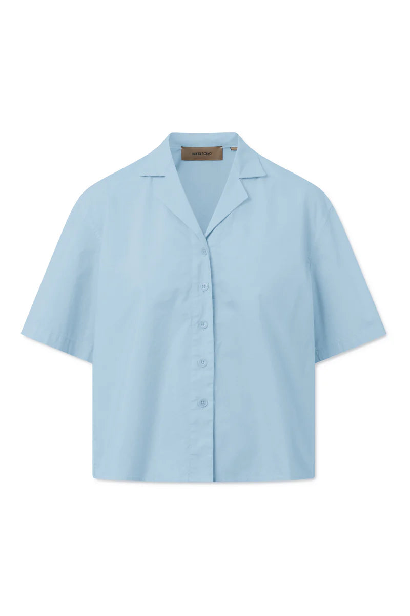 Rue de Tokyo Saskia Shirt Garment Dyed Poplin | Skyway