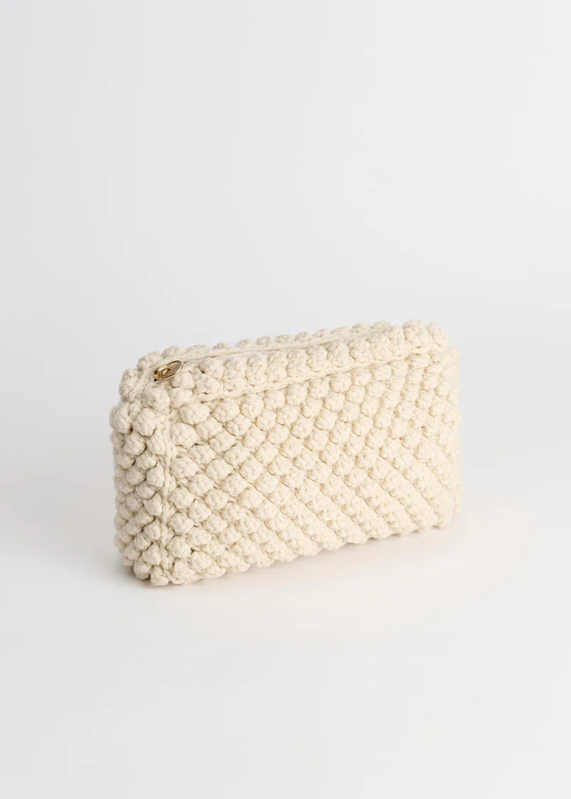 Aiayu Pouch Linn Clutch | Pure Ecru