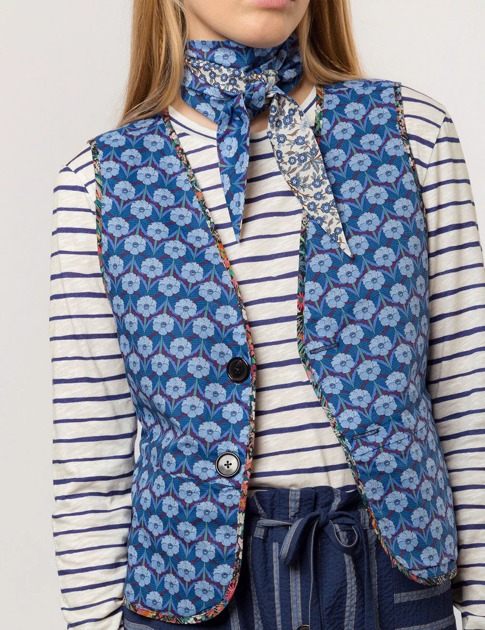 APOF Palma Bandana | Chevron Blue