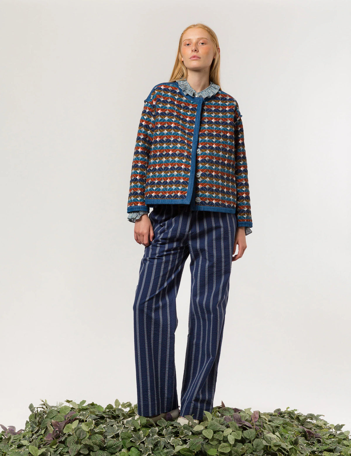 APOF Freja Pants  |  Merida Blue Stripe