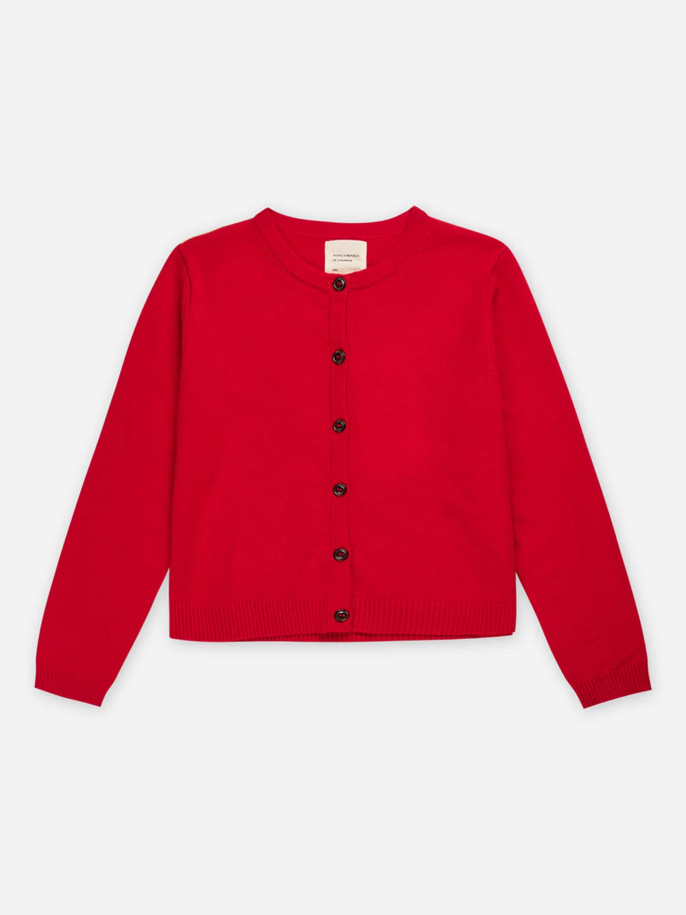 People's Republic of Cashmere  | Women's O-Cardigan | Red