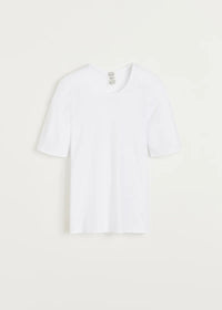 Aiayu Gentle Tee | White | Cashmere & Bomuld