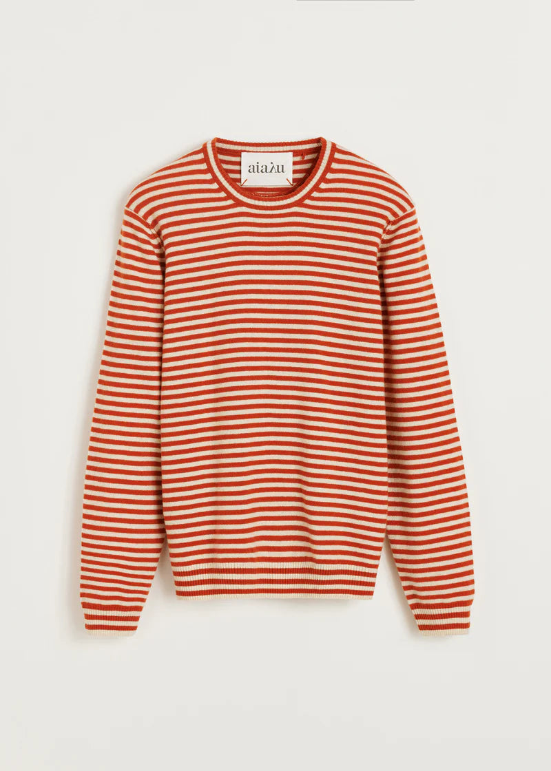 Aiayu Leonardo Cashmere Sweater | Mix Orange