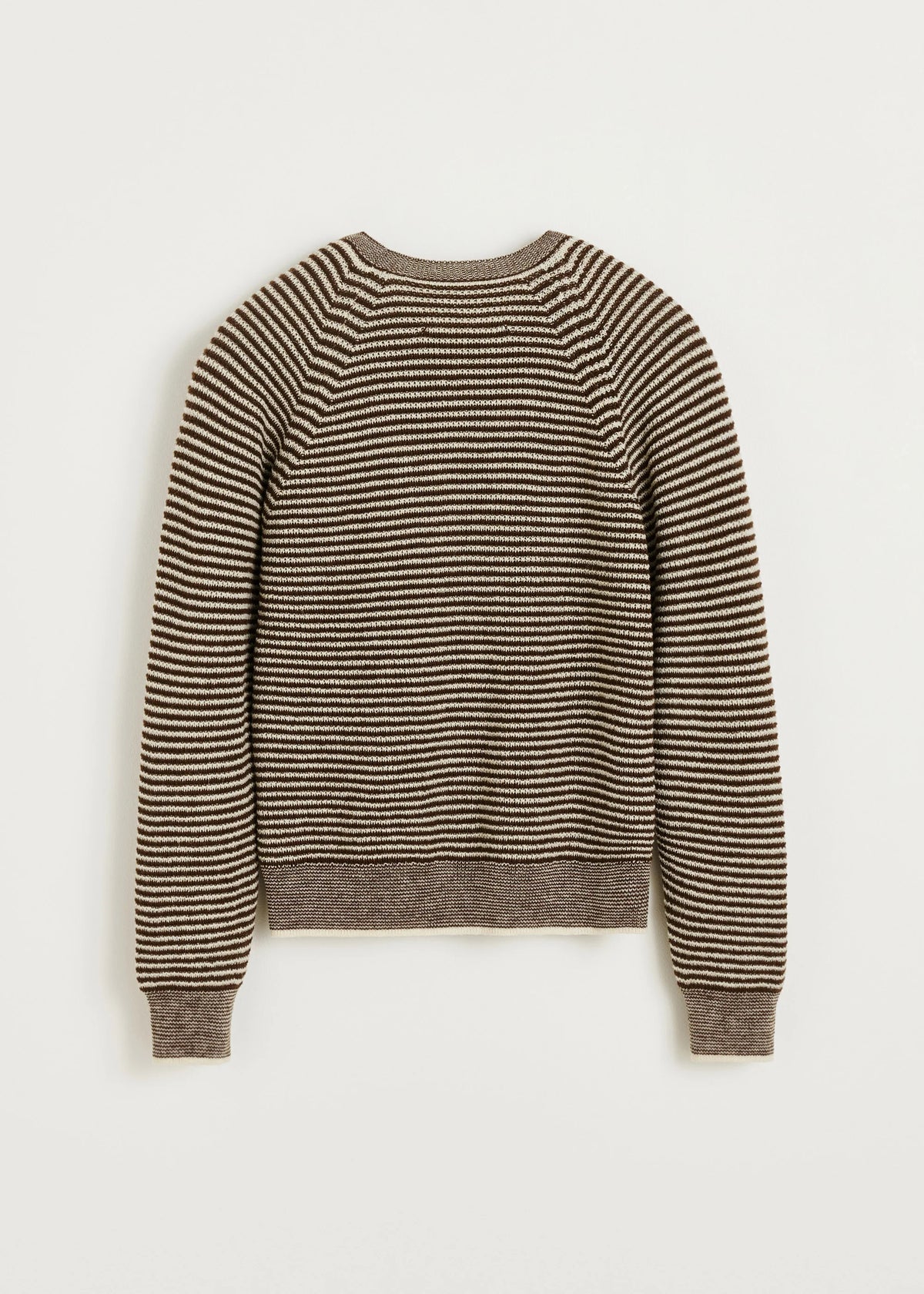 Aiayu Suki Striped Sweater | Mix Brown | Pure Llama