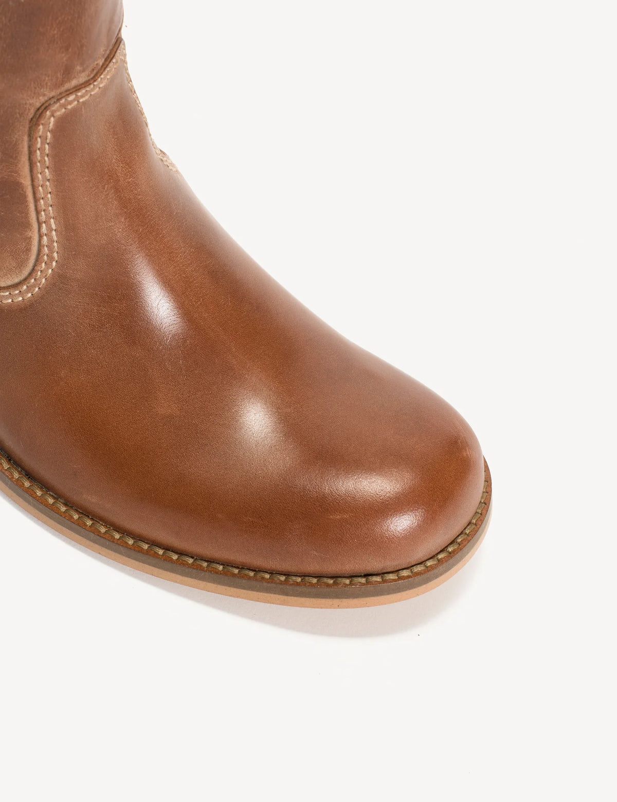 Dico Copenhagen Ann Gaucho Boot | Escovado Leather Cognac