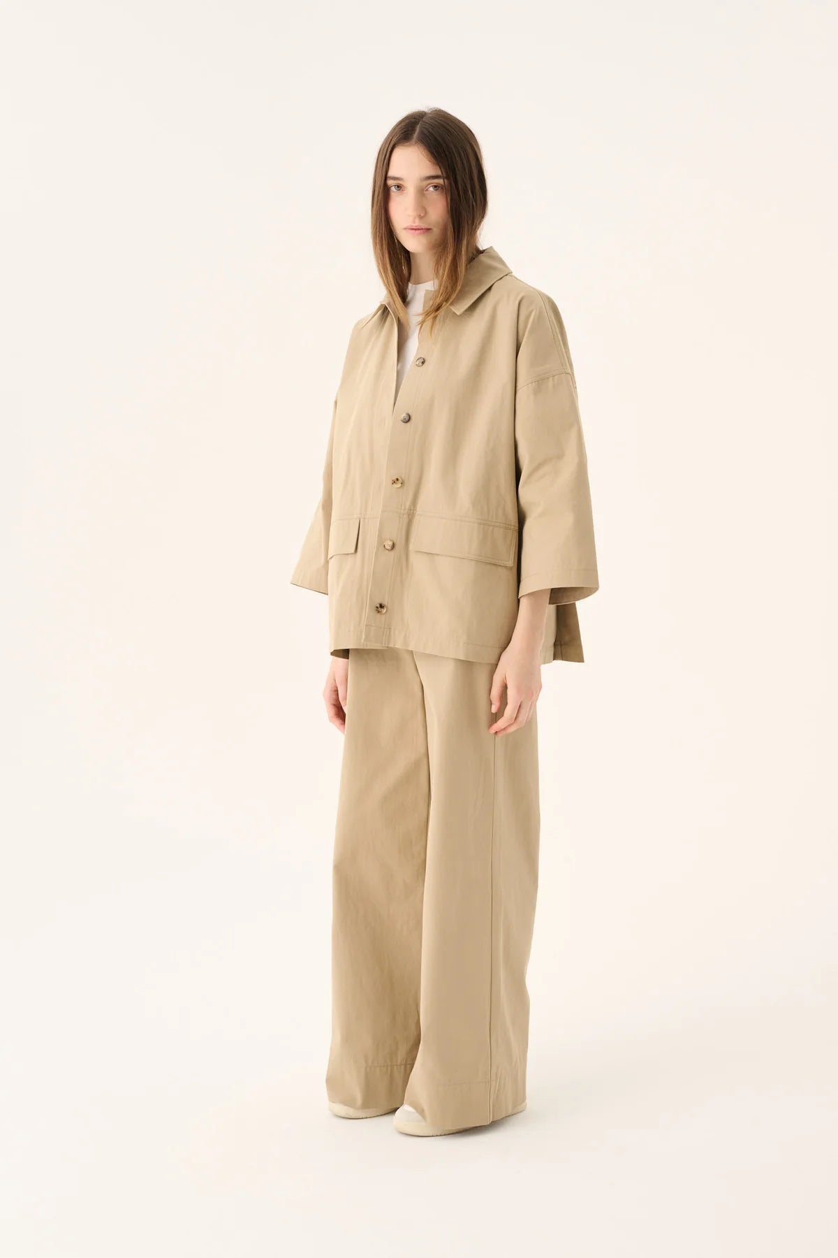 Rue de Tokyo Cassy Cotton Twill | Khaki