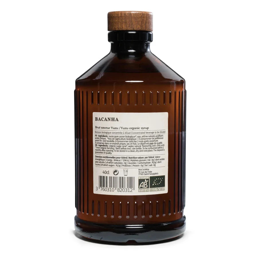 Bacanha | Økologisk Yuzu Sirup 400 gram