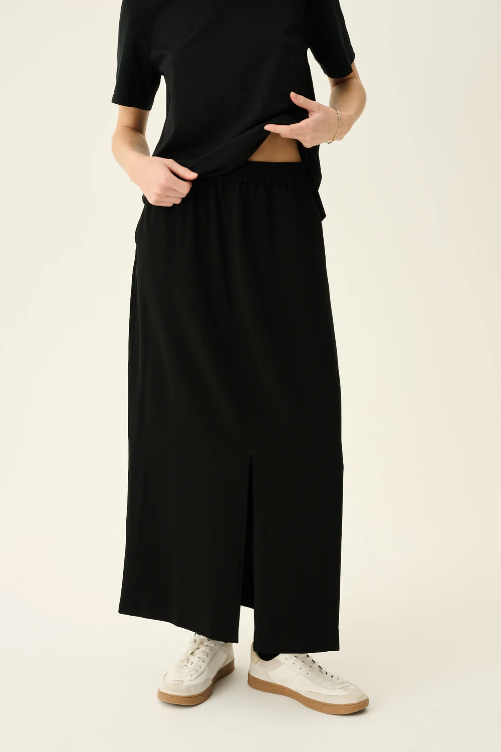 Rue de Tokyo Nederdel | Pixie Heavy Crepe Black