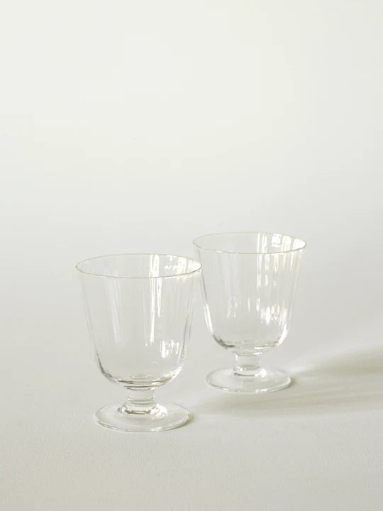 Stilleben | Concave Wine Glass Box of 2 | Fan Clear