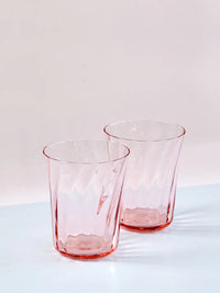 Stilleben | Concave Glass Box of 2 | Swirl Rose