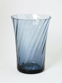 Stilleben | Concave Vase 20 cm | Swirl Atlantic Blue