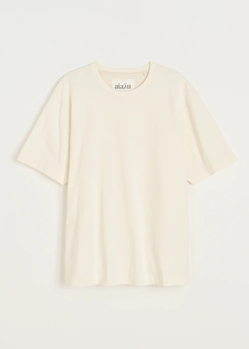 Aiayu Circular Tee | Pure Ecru