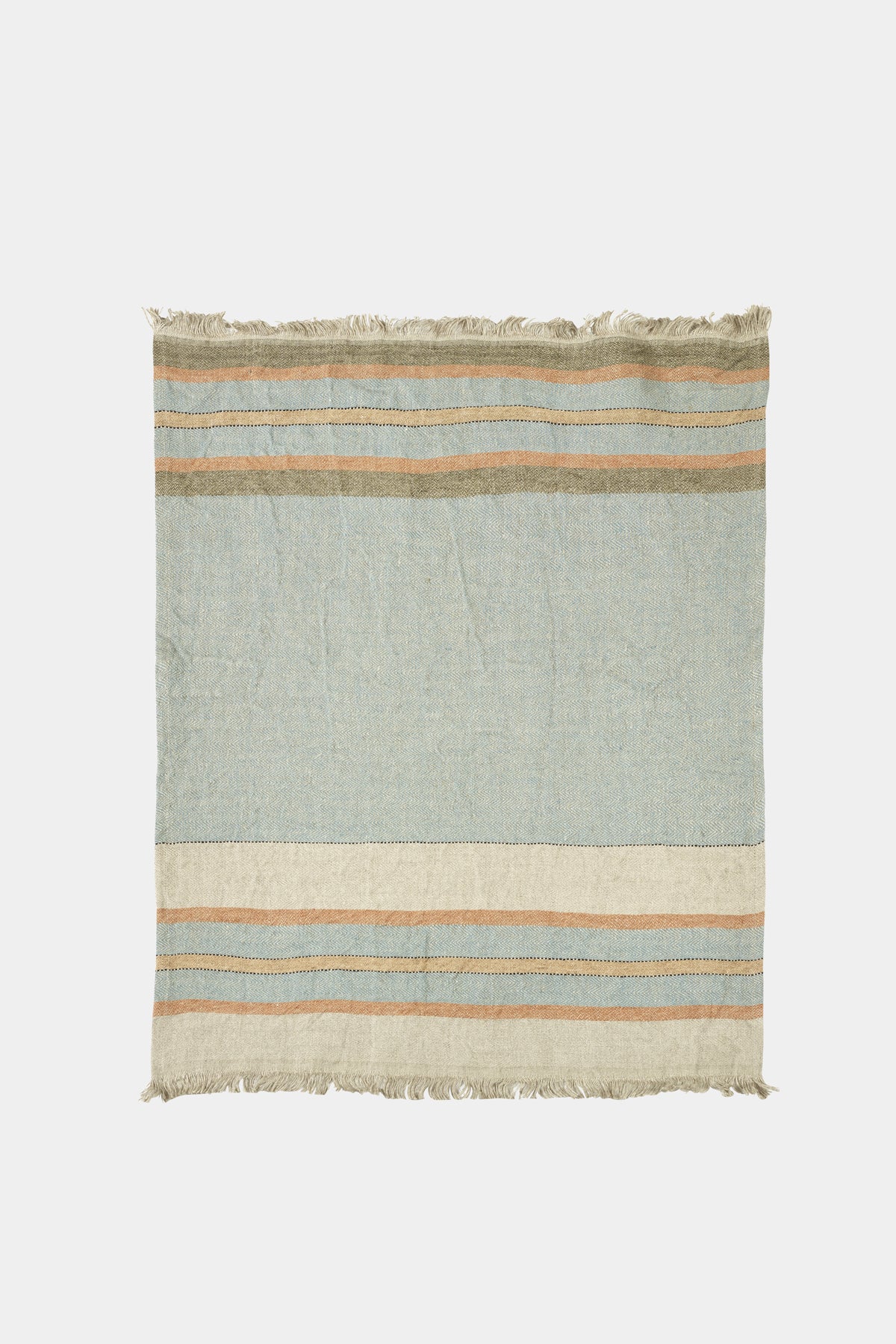 Libeco | Hørplaid | The Belgian Towel Multi Stripe | 110 x 180 cm