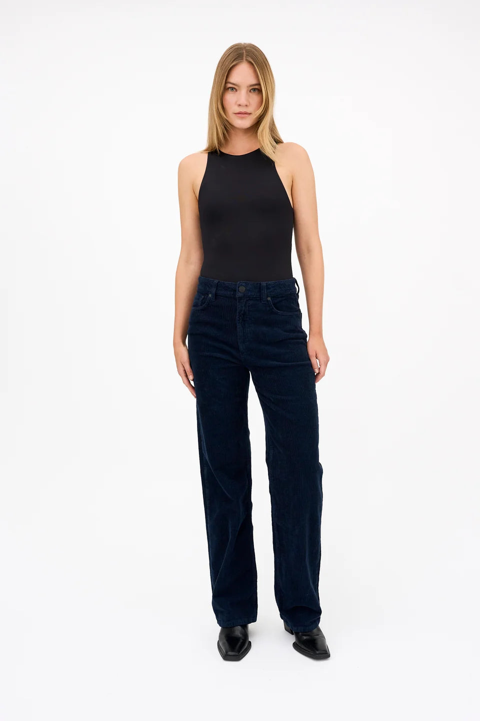 Tomorrow TMRW Brown Jeans Corduroy | Deep Navy Blue