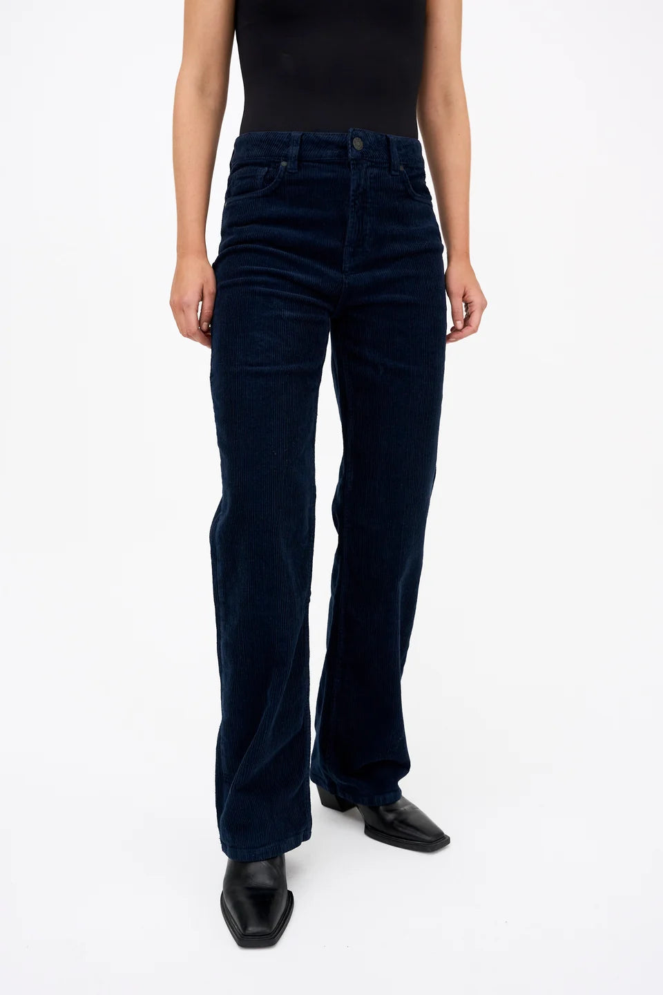 Tomorrow TMRW Brown Jeans Corduroy | Deep Navy Blue