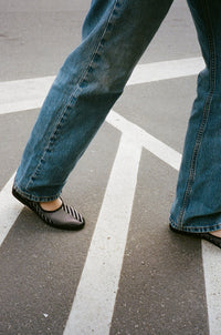 Yori Jomo Mary Jane Flats | Ziggy Grigio