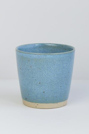 Bornholms keramikfabrik tropisk blå ø kop
