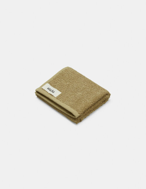 Aiayu Towel 30 x 50 Steel | Økologisk lille håndklæde