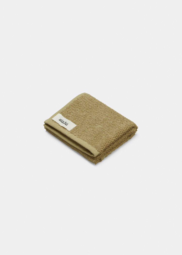 Aiayu Towel 30 x 50 Steel | Økologisk lille håndklæde
