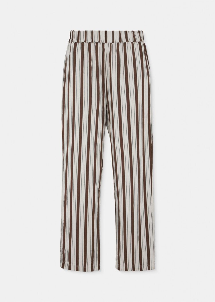 Aiayu Paplo Pant Striped | Mix Brownie